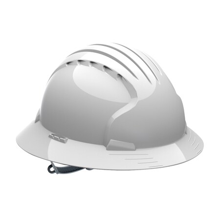 Pip Full Brim Hard Hat with HDPE Shell, 6-Point Polyester Suspension and Slip Ratchet Adjustment, OS,  280-EV6141-10